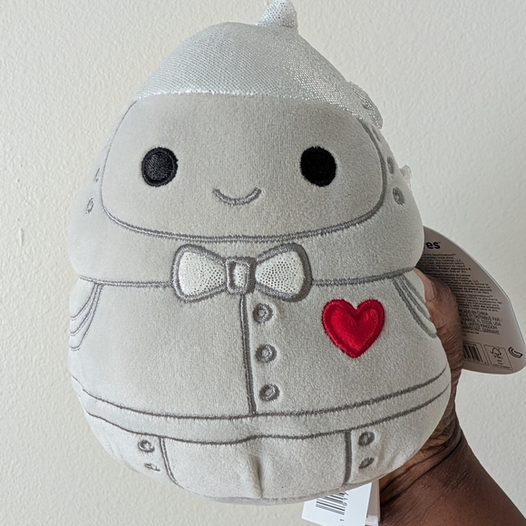 Squishmallows Other - Squishmallows Tin Man Teal and Gray Tag Plush